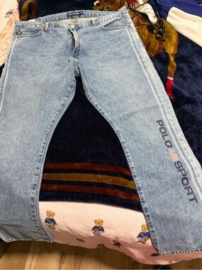 Ralph Lauren Polo Sport Light Blue Washed Denim Jeans